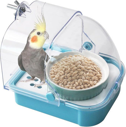 2 in 1 No Mess Bird Feeder, Bird Cage Feeder by MUYG