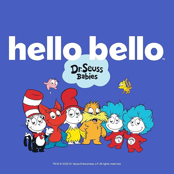 Hello Bello Dr. Seuss Babies Premium Diapers, Size 6, 42 Count: Softness & Protection for Sensitive Skin