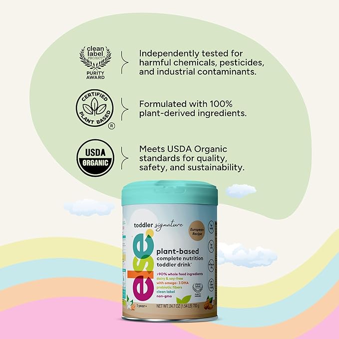 Else Nutrition Signature Toddler Formula – Made in Europe, Premium Toddler Formula 12-36 months, Plant-Based, Dairy-Free, Lactose-Free Baby Formula, European Recipe | (Pack of 6)
