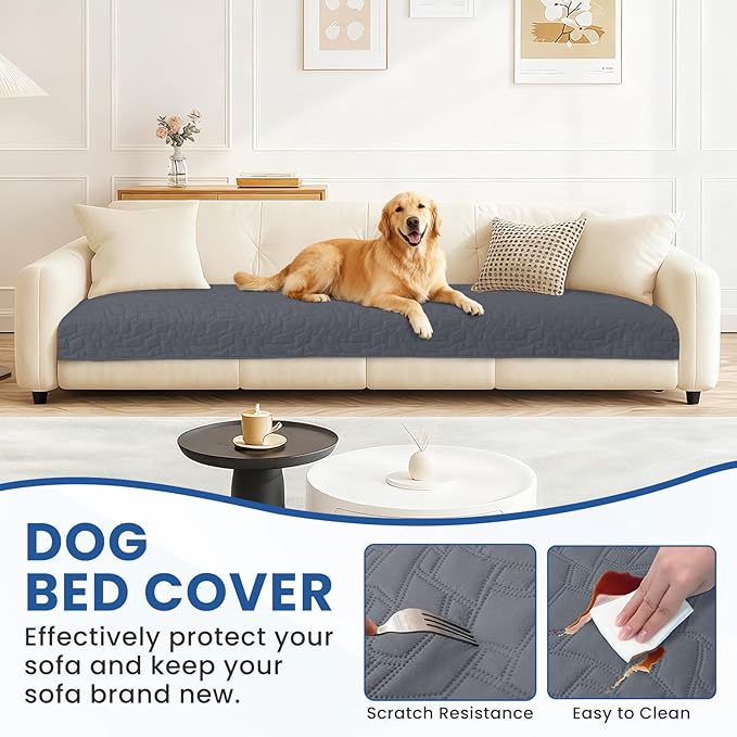 Waterproof Couch Covers for Pets, Waterproof Dog Bed Cover, Anti-Slip Soft Dog - Image 6