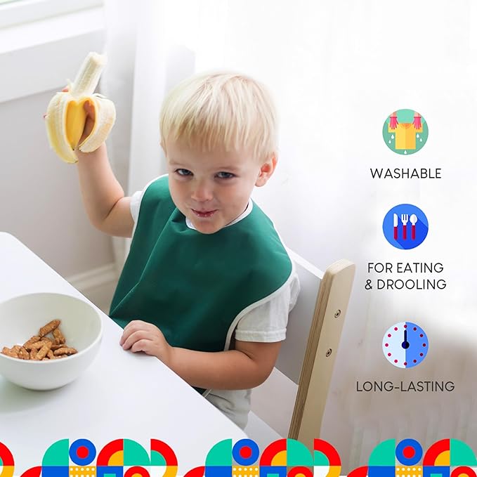 Large Waterproof Bibs Outdoor Collection - 4pk, 12pk, 48pk