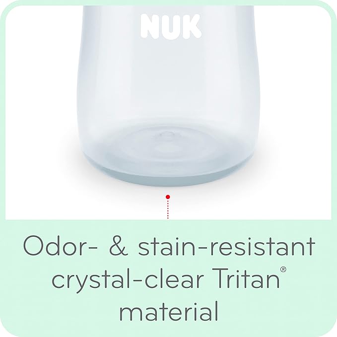 NUK Small Learner Tritan Cup, 5 oz, 6+ Months – BPA Free, Spill Proof Sippy Cup