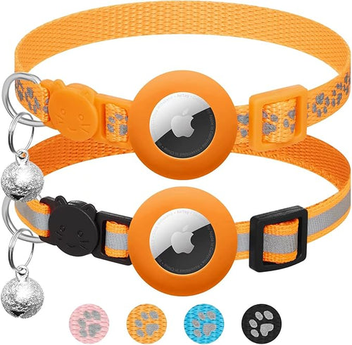2 Pack Airtag Cat Collar Breakaway by LAFAYIspecializesinpetcollars