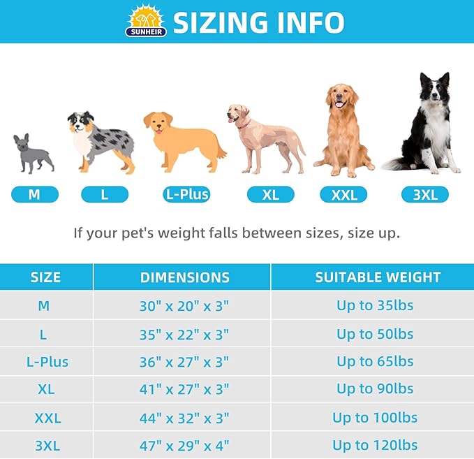 Sunheir Orthopedic Dog Beds for Small Dogs, Waterproof Puppy Bed - Image 4