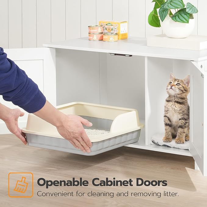 HOOBRO Litter Box Enclosure, Cat Litter Box Furniture - Image 6