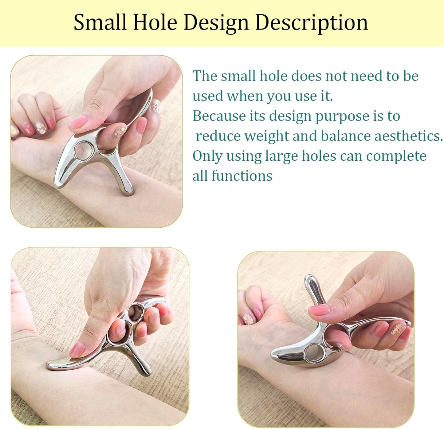 BYYDDIY Gua Sha Trigger Point Massage Tool & Muscle Scraper Tool -Thumb Protector,Deep Tissue Massage,Scraping Massage Tools (Ts)