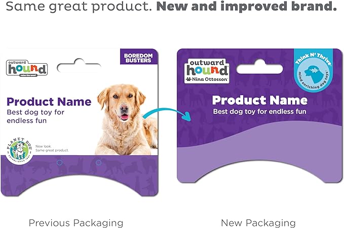 Outward Hound Nooks Happiness Interactive Durable Treat-Dispensing Dog Toy - Image 2