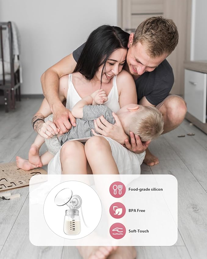 Breast Pump Parts Compatible with Spectra S1/S2/9 Plus, Not Original Accessories, 4 Set Replacements Include 15mm Flanges, Valves, Backflow Protectors (Duckbills Included), Tubings and Bottles