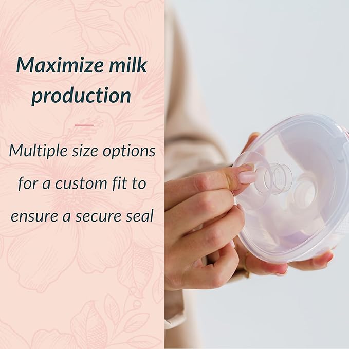Ameda Breast Pump Flange Insert | 15mm Flange Insert | Ameda Pump Parts | Universal Flange Insert | Compatible with GLO, MYA Joy, MYA Joy Plus and Pearl Breast Pumps | 2 Count