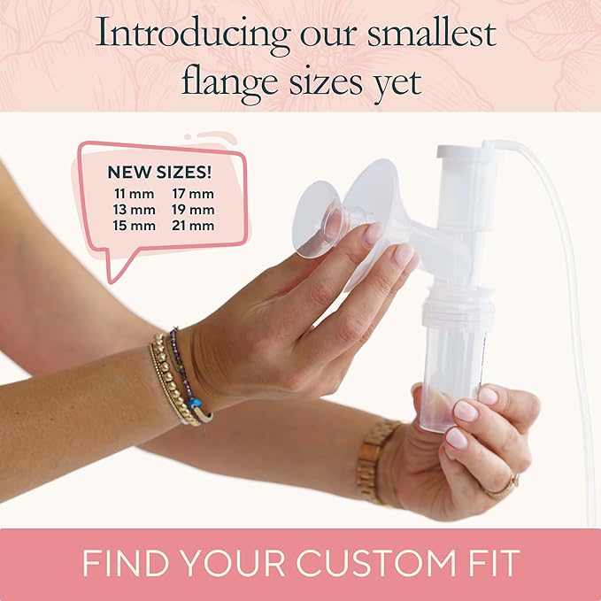 Ameda Breast Pump Flange Insert | 19mm Flange Insert | Ameda Pump Parts | Universal Flange Insert | Compatible with GLO, MYA Joy, MYA Joy Plus and Pearl Breast Pumps | 2 Count