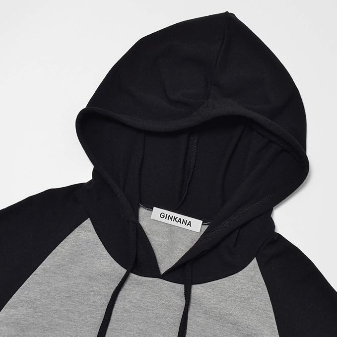 GINKANA Maternity Hoodie Long Sleeves Shirts Casual Maternity Top Pregnancy Sweatshirt Casual Clothes