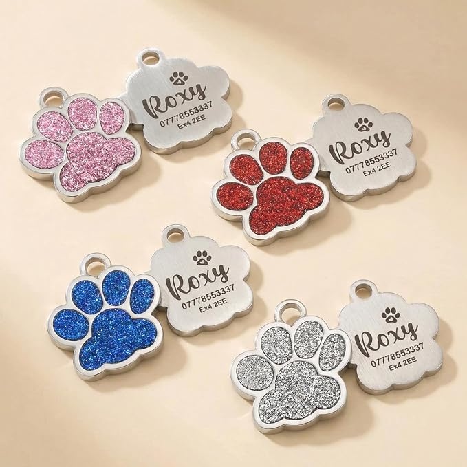 EDSG Cat Dog Tags Personalized for Pets, Dog Name Tags Cat Name ID Tag - Image 2