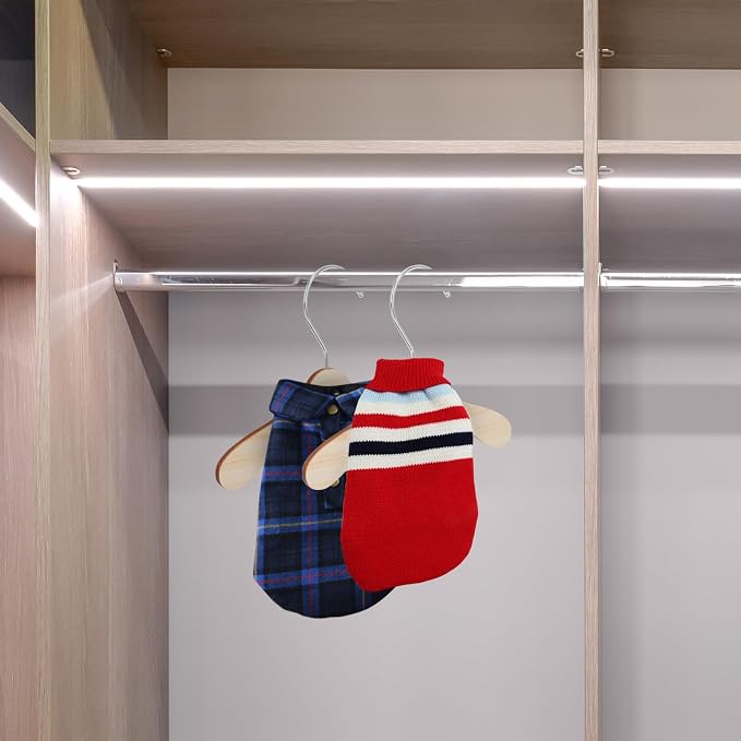 Professional Wooden Pet Clothes Hangers - Image 5