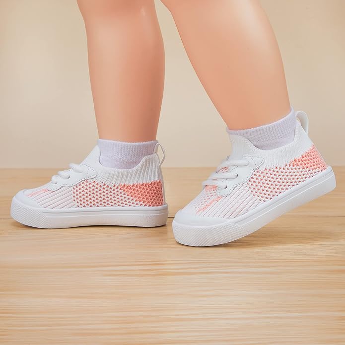 BMCiTYBM Baby Sneakers Girls Boys Lightweight Breathable Mesh First Walkers Shoes 6-24 Months