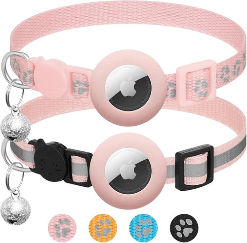 2 Pack Airtag Cat Collar Breakaway by LAFAYIspecializesinpetcollars