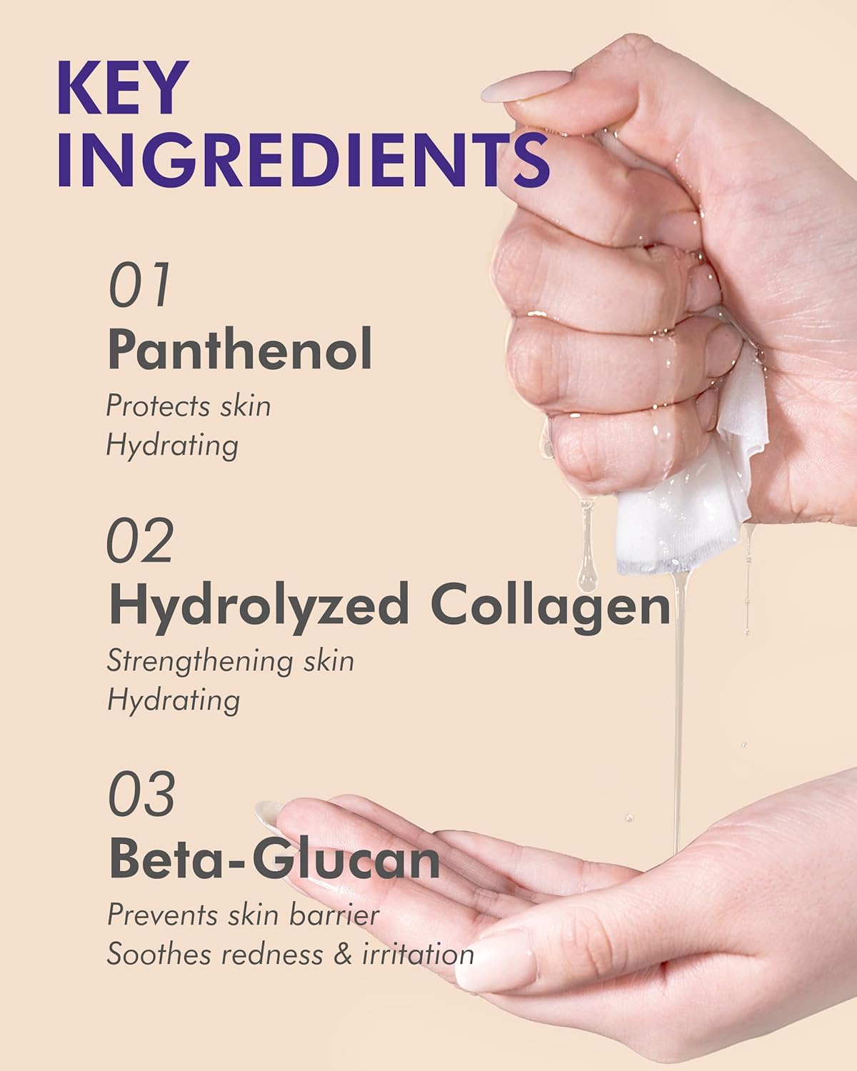 DERMAL Acai Berry Collagen Essence Facial Mask Sheet 23g Pack of 10 - Moisturizing & Firming Keeps Skin Healthy and Clean, Daily Skin Treatment Solution Sheet Mask