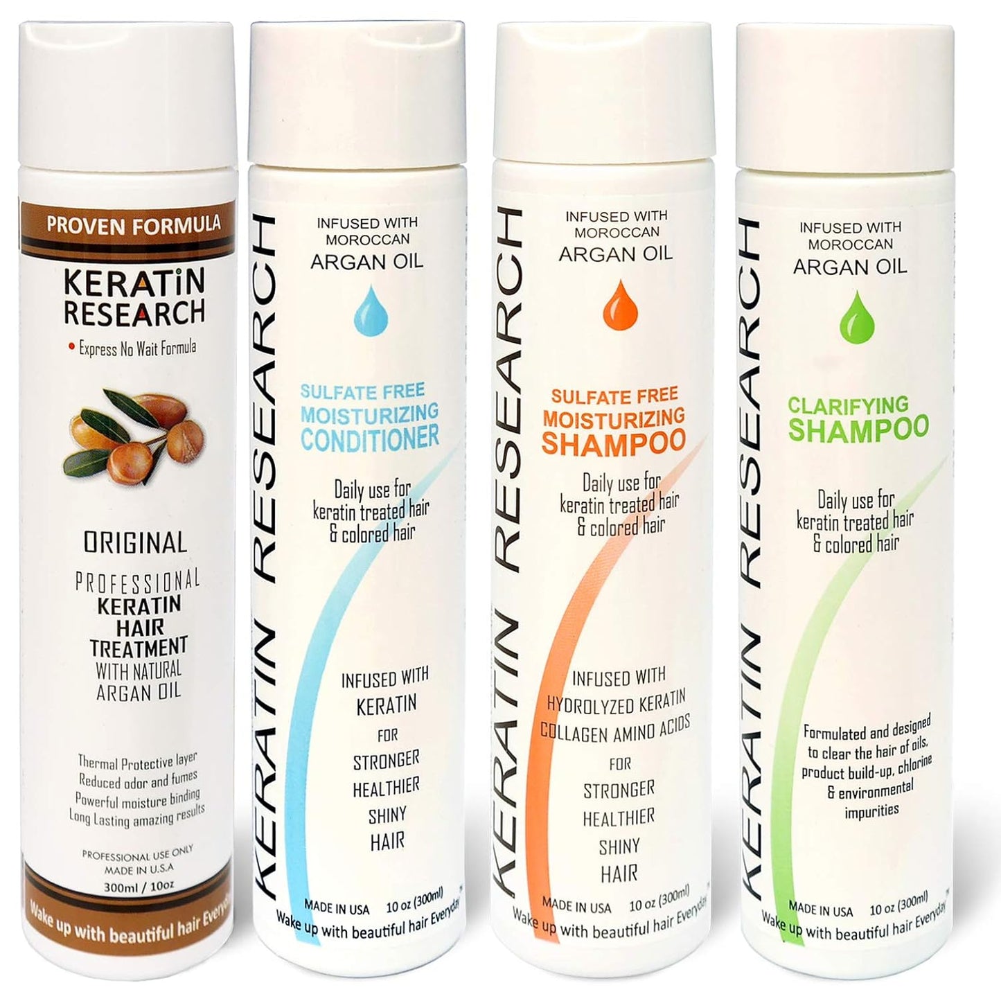 Keratin Research Complex Brazilian Keratin Hair Argan Oil Blowout Treatment Professional Results Straightening and Smoothing Hair Queratina Keratina