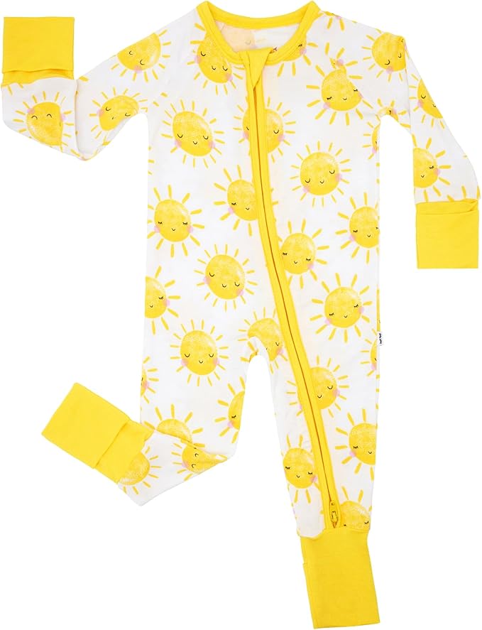 Little Sleepies Pajamas for Baby Boys & Girls, Viscose from Bamboo Baby Pajamas, Preemie & Newborn Sleepers, 2-Way Zipper PJs