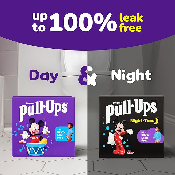 Pull-Ups Boys' Potty Training Pants, Size 5T-6T Training Underwear (46+ lbs), 60 Count