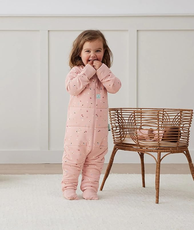 ergoPouch 3.5 TOG Sleeping For Baby Girl and Boy - Our Baby Sleeping Provide Ultimate Comfort - Easy Diaper Changes - Made with Breathable Materials (12-24 Months, Daisies)