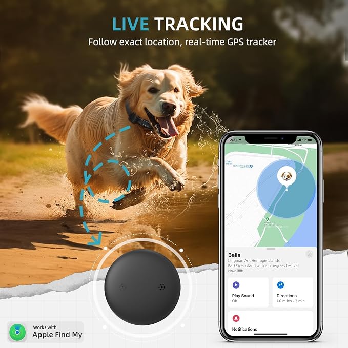 GPS Tracker for Dogs, Mini GPS Cat Tracker, Smart Pet Activity Tracker - Image 4