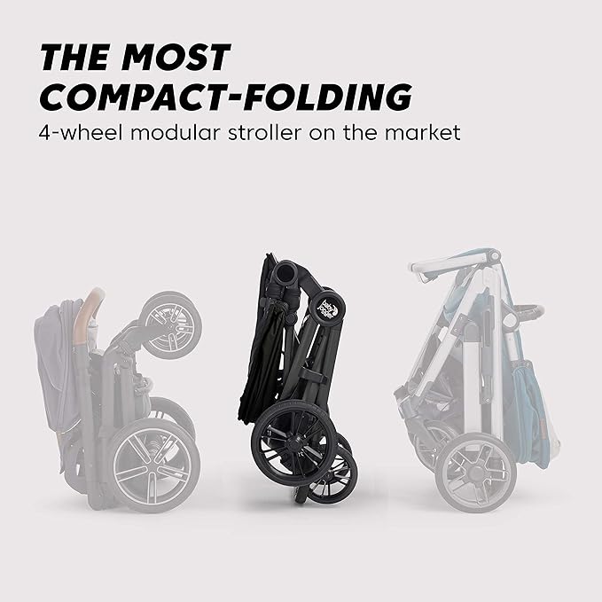Baby Jogger City Sights Stroller - Convertible Stroller with Compact Fold Dark Slate