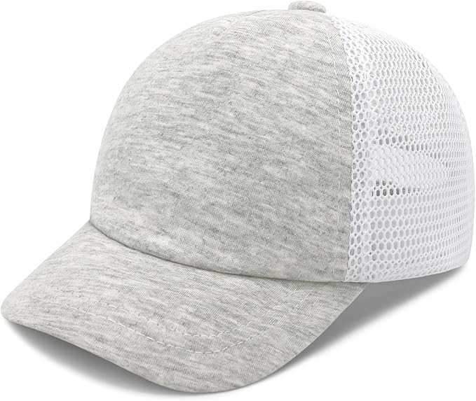qikqik Baby Baseball Cap Toddler Baseball Hat with Mesh Infant Sun Hat UPF 50+ Baby Ball Cap Toddler Girl Hats Kids Hat Boys
