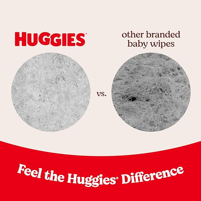 Huggies Skin Essentials Baby Wipes, Hypoallergenic, 99% Water, 6 Flip Top Packs (336 Wipes Total)