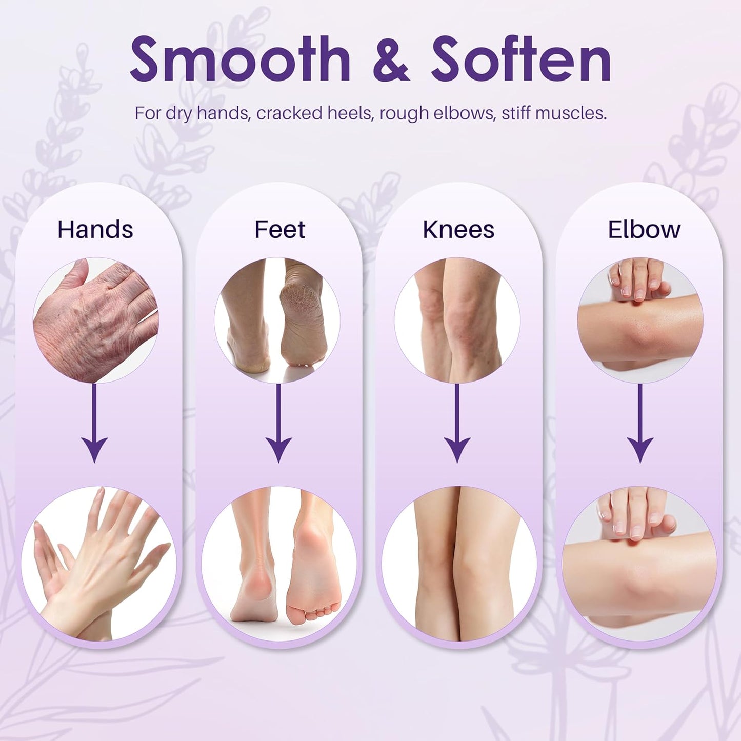 Paraffin Wax Refills-10 Pack Lavender Scented Paraffin Wax for Hand and Feet, Parrafin Wax Bath Blocks for Wax Machine, Relieves Muscle Fatigue, Deeply Hydrates, Moisturizes and Nourishes