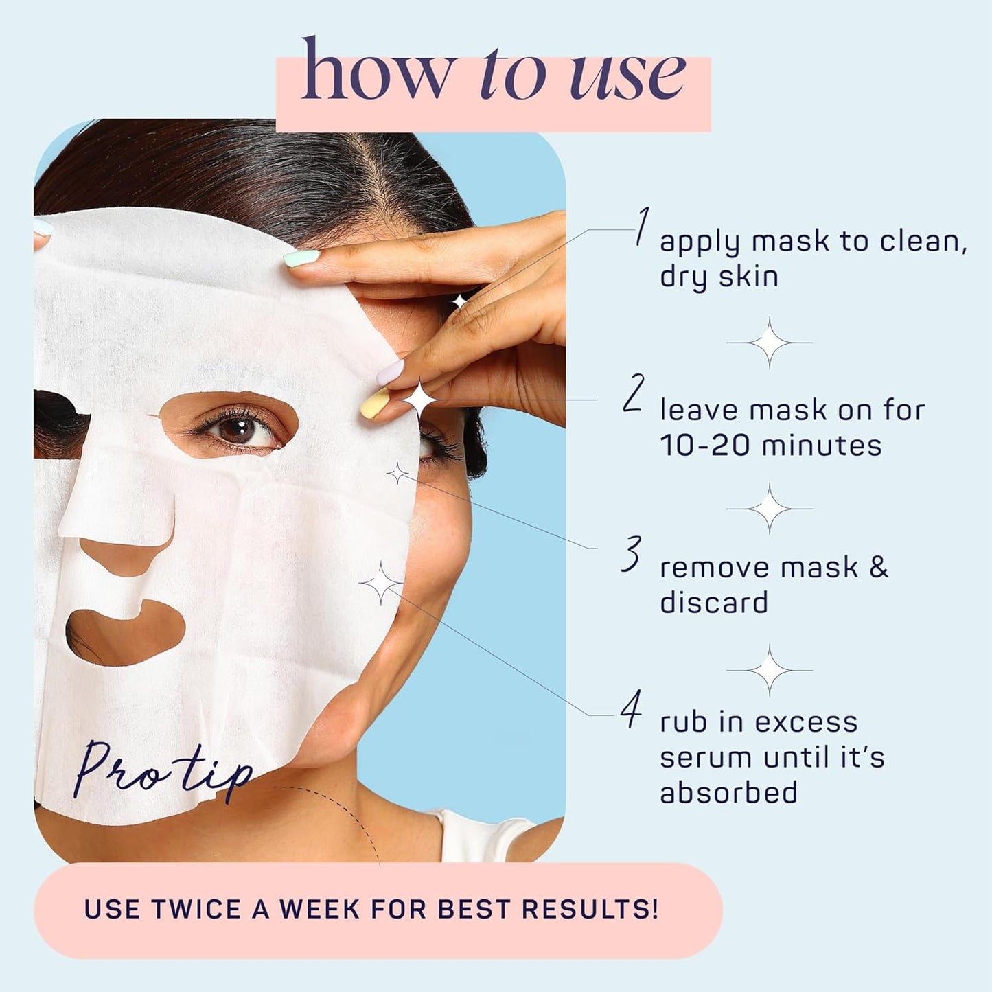 SpaLife Made for Mama Facial Mask Duo – Antioxidant Rejuvenating & Soothing Anti-Aging Facial Sheet Masks – Face Masks Skincare Set – Hydrating Face Masks – 10 Pack – Natural Fruit Extract Formulas