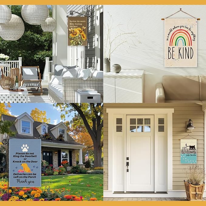 In Our Home We Care for All People Plants Animals Garden Flag, Double Sided - Image 6
