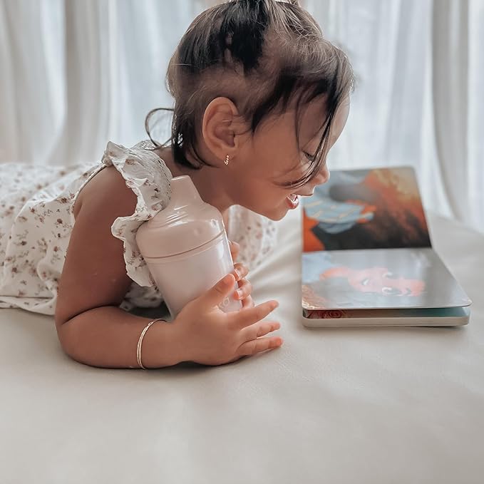 nouka Insulated Non-Spill Sippy Cup | Leak Proof and Easy Grip | Keeps Drinks Hot or Cold | Deep Ocean