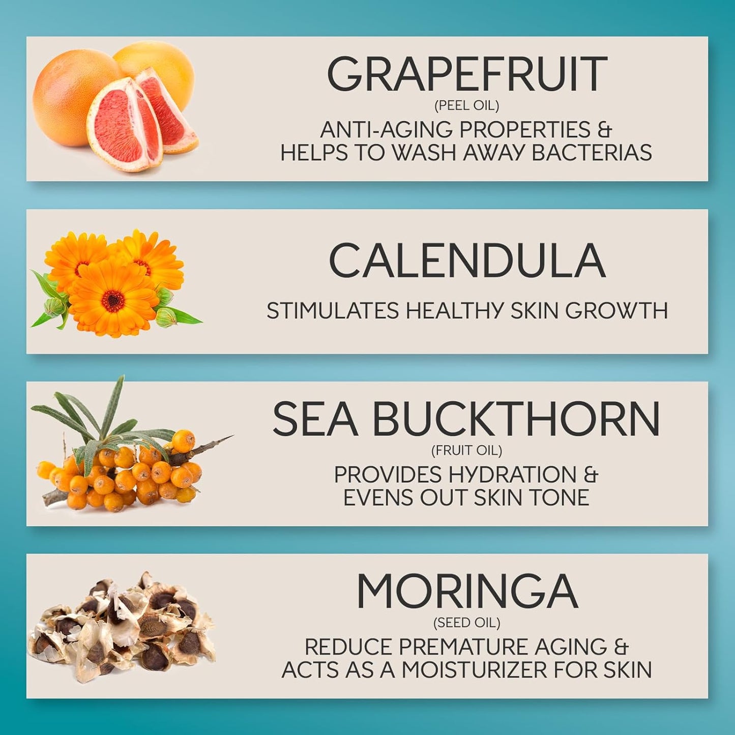 All Good Rejuvenating Body Serum for Men & Women - Calendula, Moringa, Sea Buckthorn & Essential Oils - Lightweight, Moisturizer & Replenishing Serum - Made in USA - 3oz (Grapefruit)