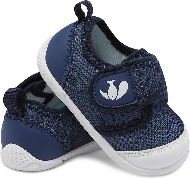 FEETCITY Baby First Walking Shoes Boys Girls Infant Sneakers Crib Shoes Breathable Lightweight Slip On Shoes