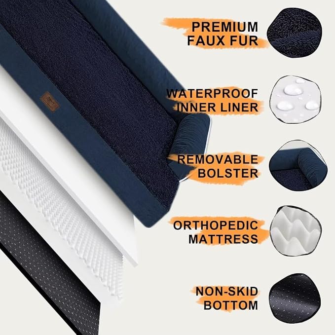 Large Dog Bed Orthopedic Washable - Image 5