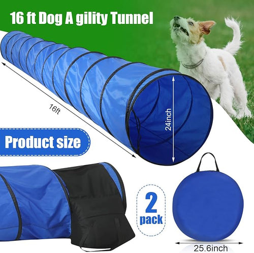 16 ft Dog Agility Equipment Dog Agility Tunnel - Image 2