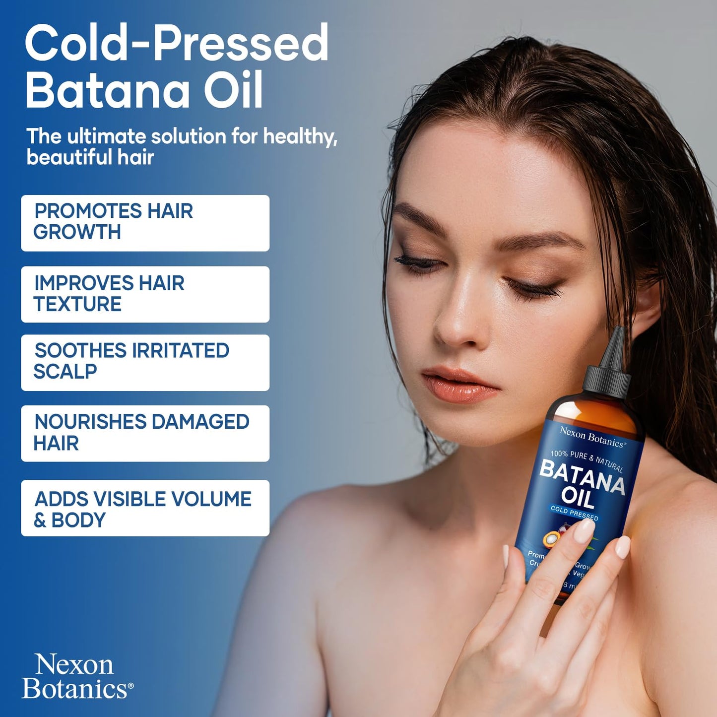 Raw Batana Oil for Hair Growth 4 fl oz - 100% Pure, Natural, Cold-Pressed Oil for Hair, Skin, Face & Lashes - Aceite de Batana