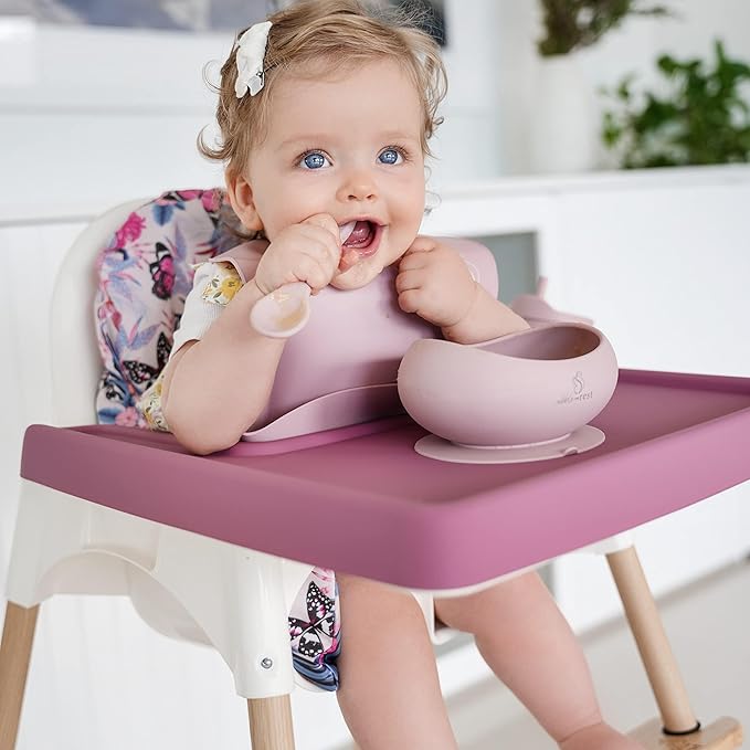 Nibble and Rest Highchair Insert Cover, Compatible for IKEA Antilop Highchair, High Chair Accessories Stain-Proof and Wipeable Insert Cover (Cushion NOT Included)(Botanical)