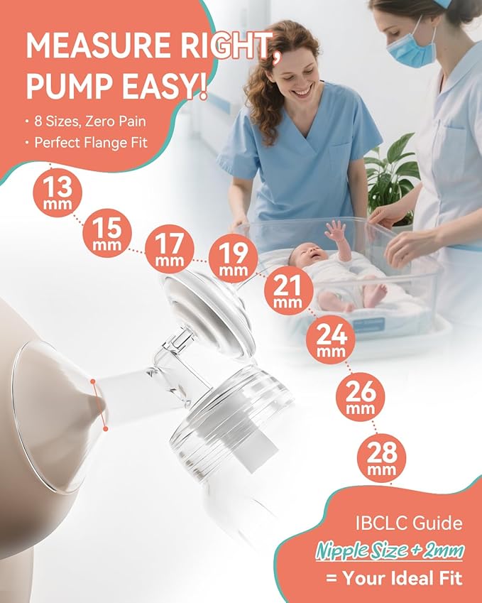 Breast Pump Parts Compatible with Spectra S1,S2,S9 Plus, Replacement Kit for Spectra Pump Parts 2PC Include 26 mm Flange, Duckbill Valve, Tube,Bottle, Backflow Protector, Not Original Accessories