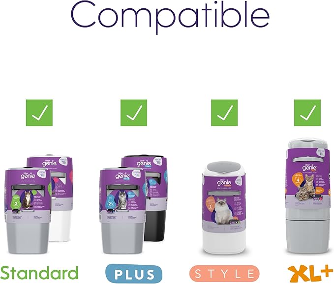 Litter Genie Refill Bags | Jumbo 6-Pack | Up to 4 Months of Supply in 1 - Image 3