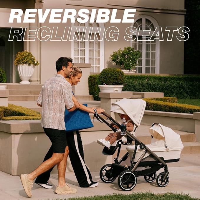 Cybex Gazelle S Stroller Modular Double Stroller for Infant and Toddler Includes Detachable Shopping Basket Over 20+ Configurations Folds Flat for Easy Storage Ocean Blue 28.4 pounds 1.0 Count