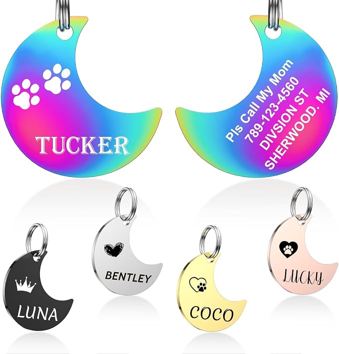 Dog Tags Engraved for Pets by YEHANTI