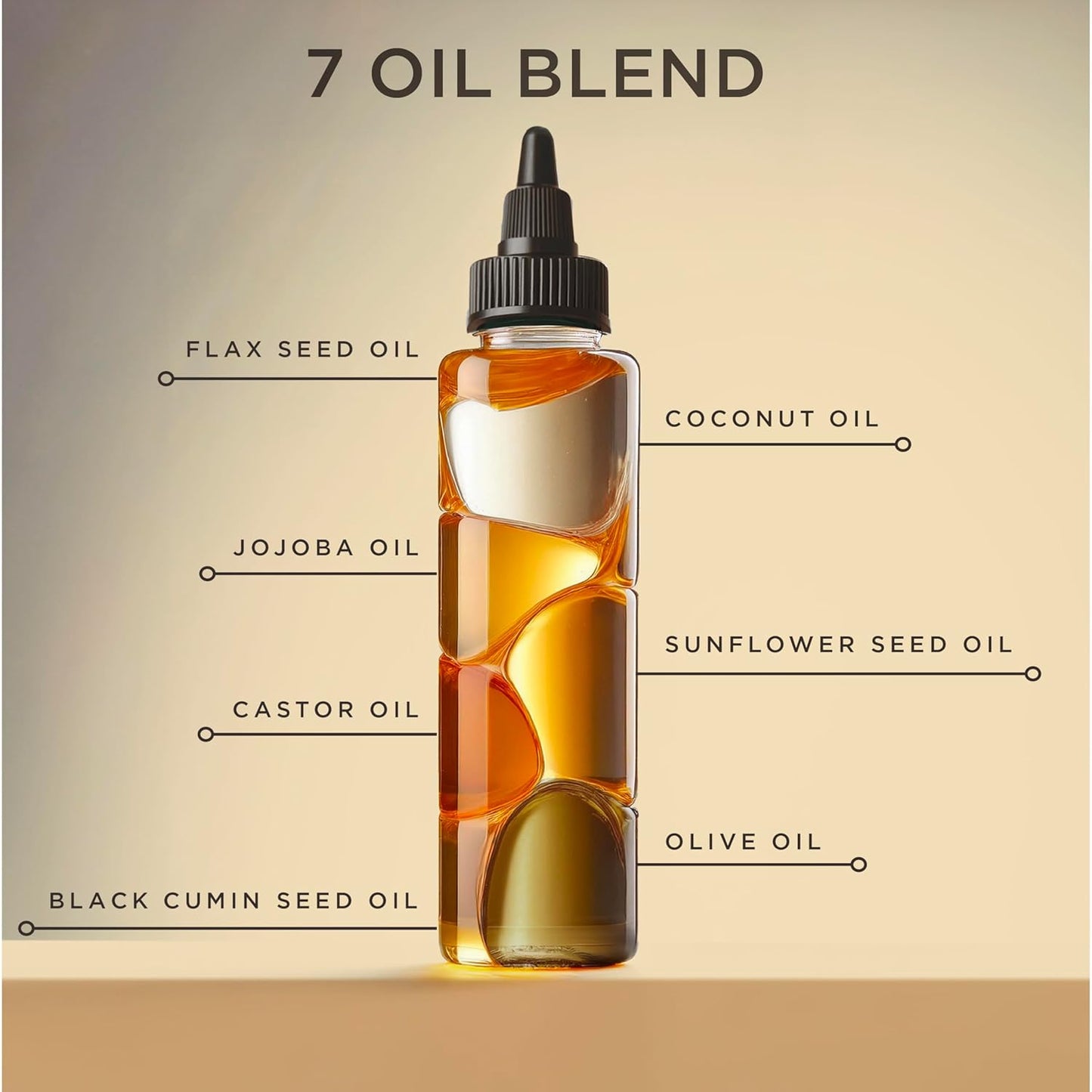 Carol's Daughter Goddess Strength 7 Oil Blend Scalp and Hair Oil for Waves, Coils and Curls, Hair Treatment with Castor Oil, 4.2 Fl Oz