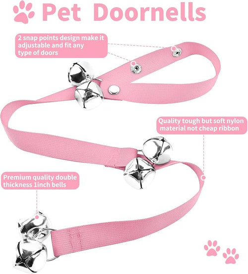 2 Pack Dog Doorbells, Pet Training Bells - Image 2