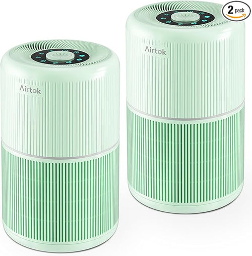 2 Pack Air Purifier for Home Bedroom by AIRTOK