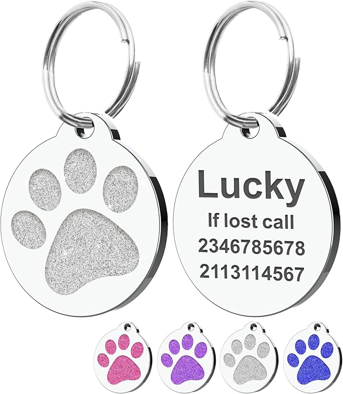 Dog Tags Personalized for Pets Dog Name Tags Personalized Dog Tag Engraved by EDSG
