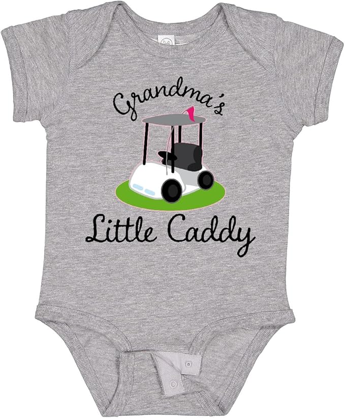 inktastic Grandma's Little Caddy Golf Baby Bodysuit
