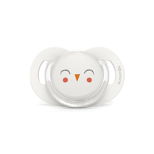 Suavinex Bonhomia SX PRO Physiological Pacifier, Supports Breastfeeding Babies, Pacifiers for 6-18 Months, Baby Pacifier, Baby Accessories, (Beige)