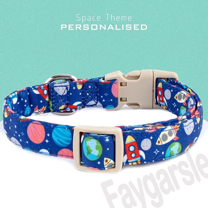 Faygarsle Space Theme Dog Collar - Image 2