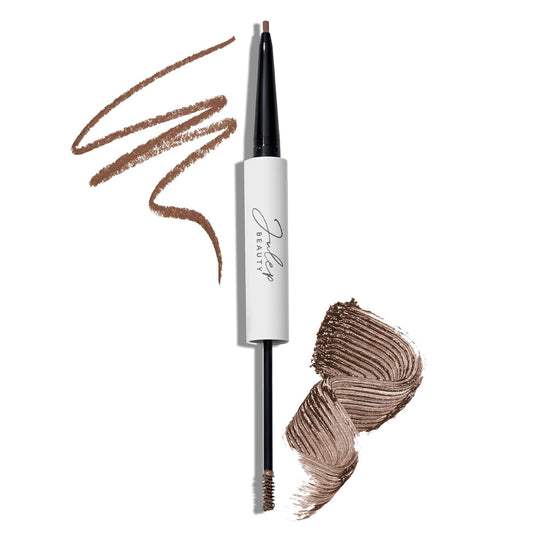 Julep Brow 101 Sculpting Pencil & Tinted Brow Gel Set - Dual-Ended Eyebrow Tool with Brush and Precision Tip - Long-Lasting, Waterproof Formula for Perfectly Defined and Tinted Brows -Medium Brown